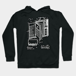 emergency case Vintage Patent Drawing Hoodie